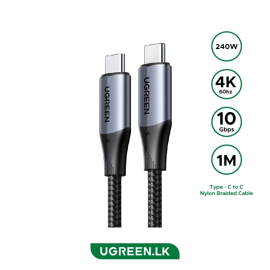 Cabo UGREEN USB C para USB C 3.2 Gen 2 monitor de vídeo 4K cabo USB C