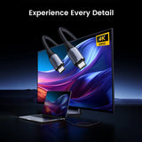 Cabo UGREEN USB C para USB C 3.2 Gen 2 monitor de vídeo 4K cabo USB C