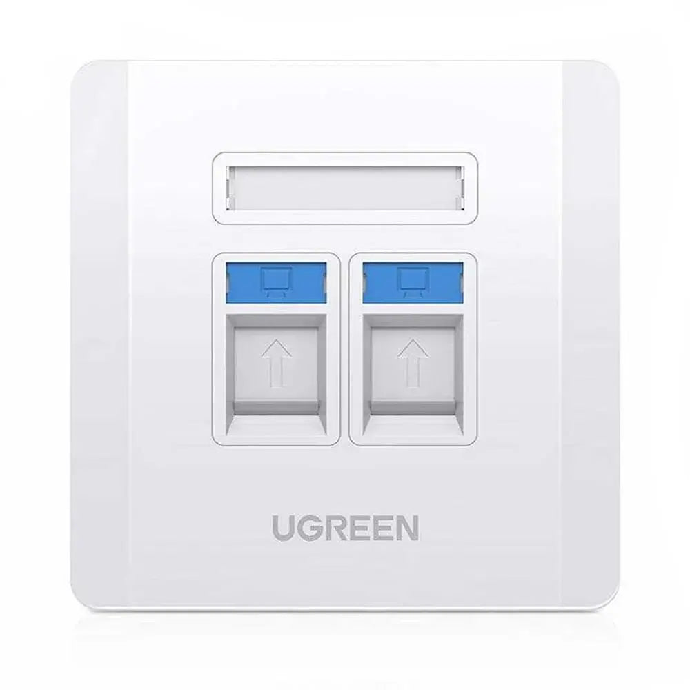 UGreen Dual Port Wall Plate
