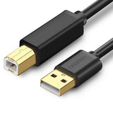 Green 20847 2m USB 2.0m cabo de impressão banhado a ouro
