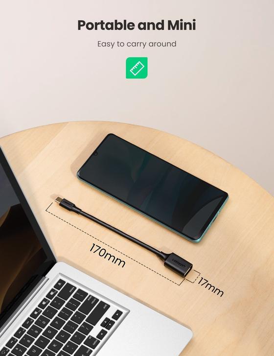 UGREEN 30701 USB C TO USB 3.0 OTG ADAPTER