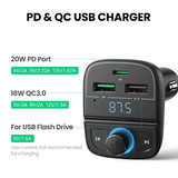 UGREEN CD229 Carregador de carro Bluetooth