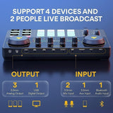 MAONO Audio Interface, MaonoCaster 10-Channel Podcast Mixer -AME2