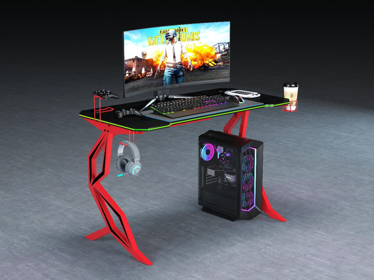 LED GAMING DESK GT-021