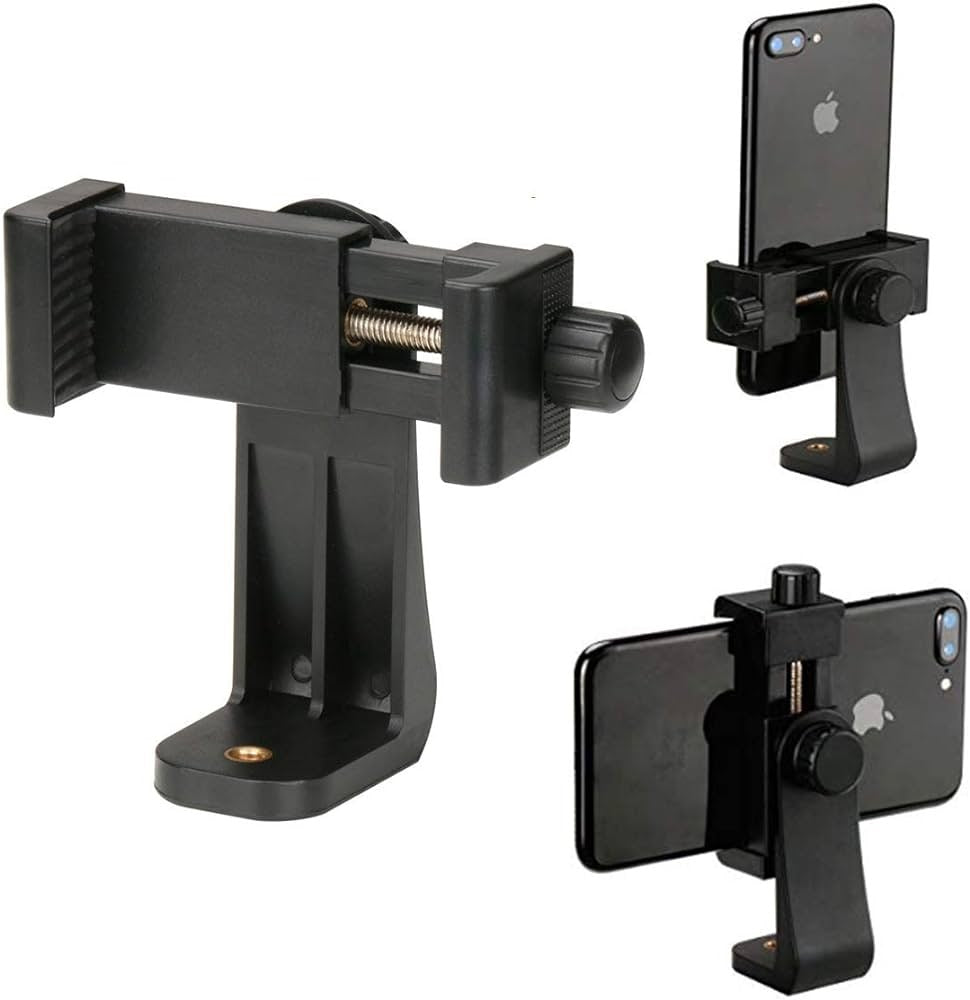 Adjustable rotary phone clip small