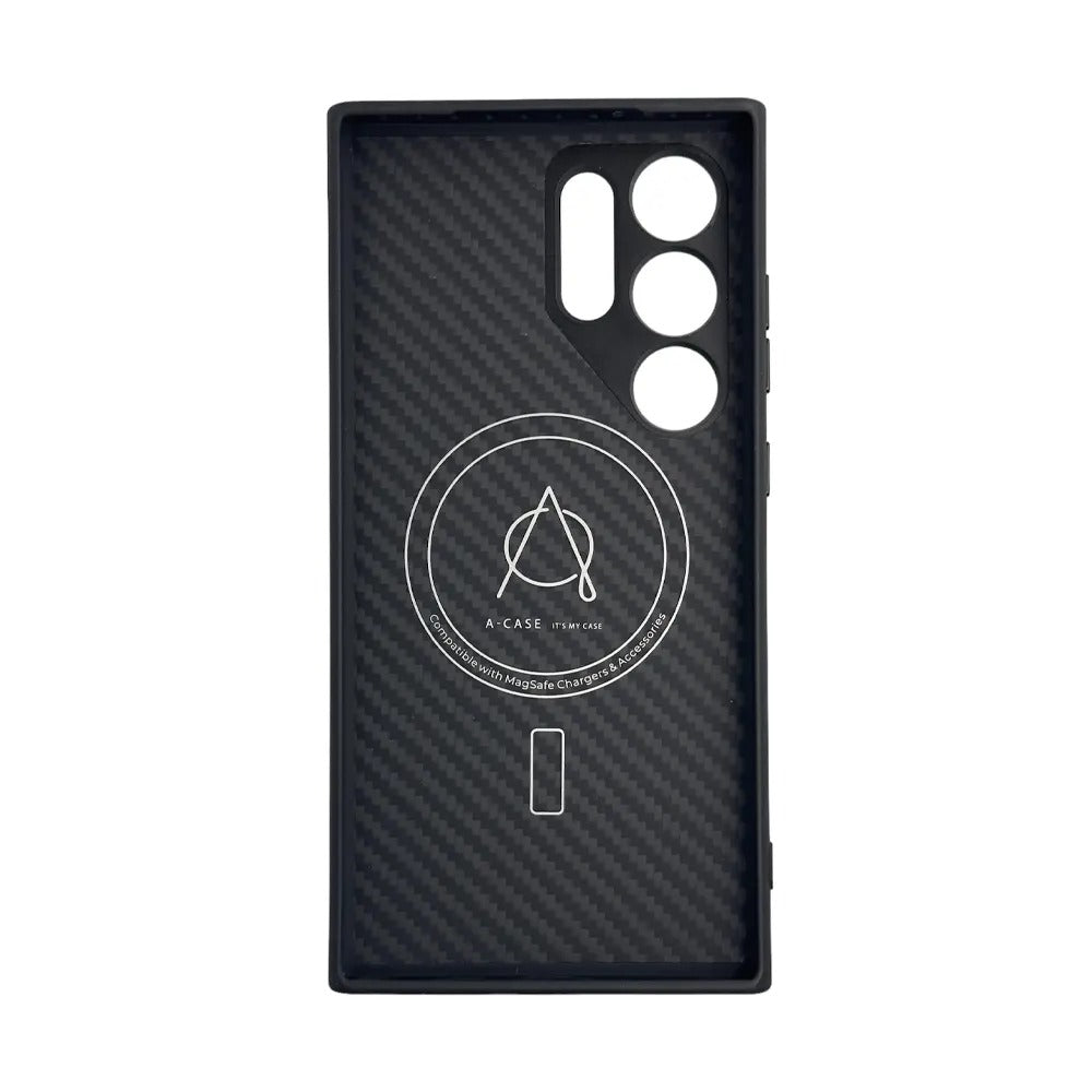 Capa de fibra de carbono AZNS para Samsung Galaxy S25 Ultra 5G