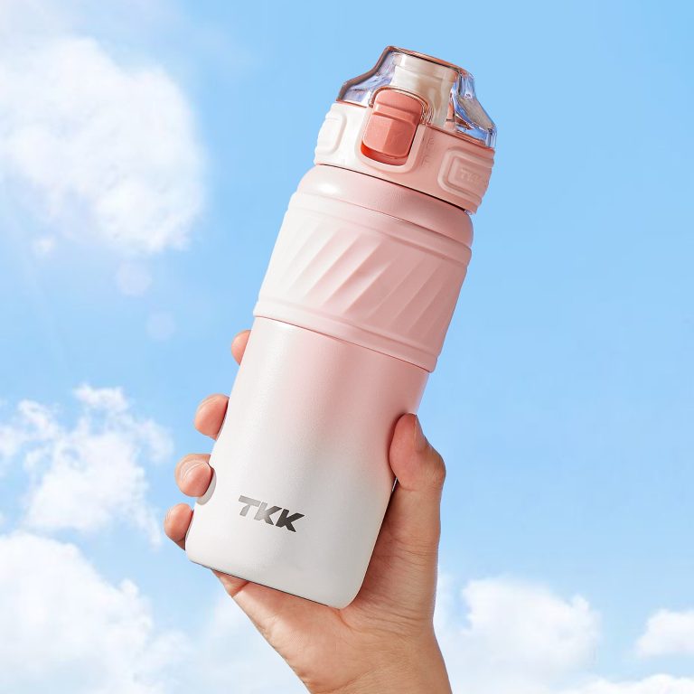 Garrafa térmica de 500ml c/canudo TKK-2033