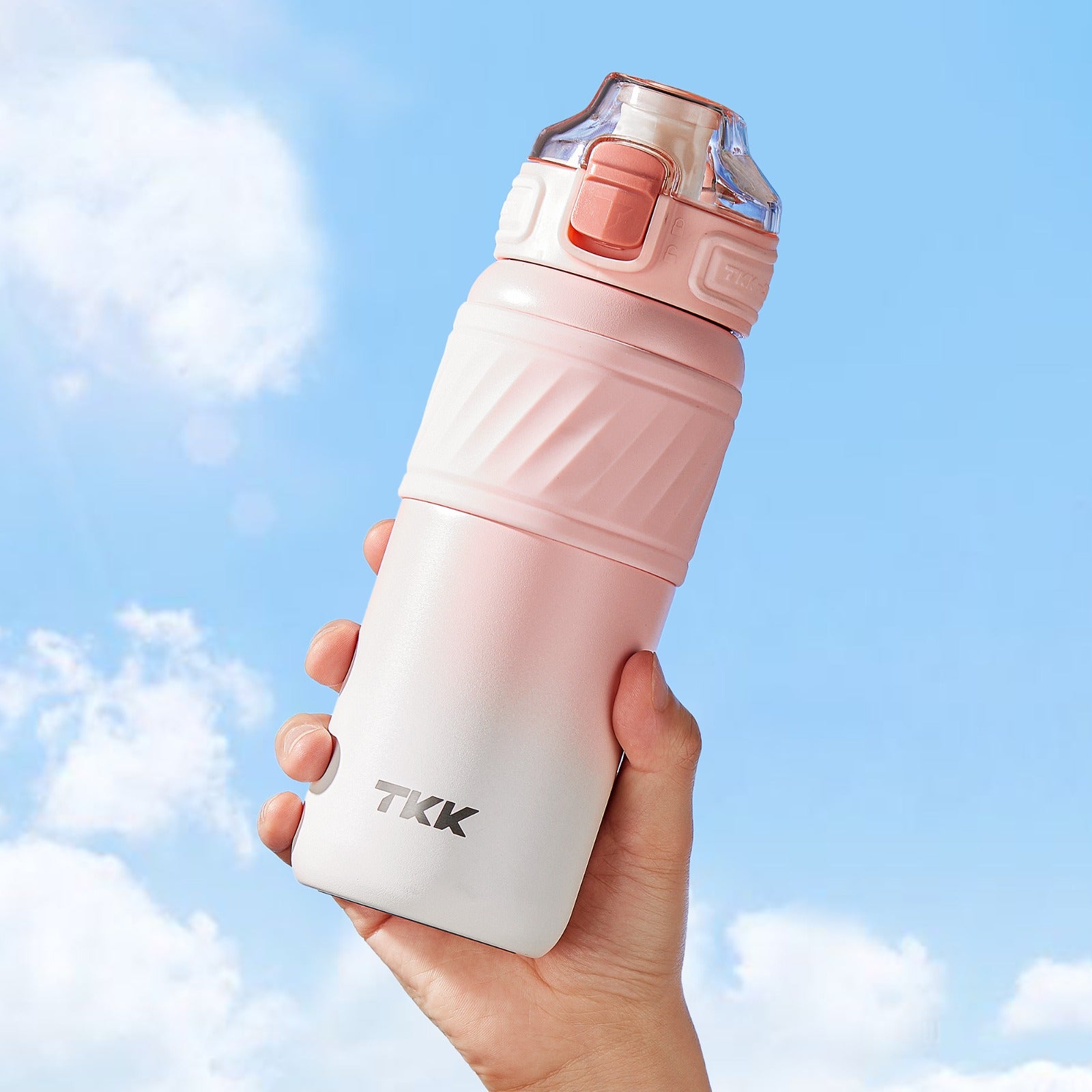 Garrafa térmica de 500ml c/canudo TKK-2033