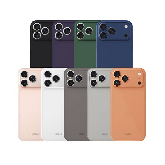 Capa KZDOO Air Skin Ultra Fina em PP para iPhone 17/18 Pro / iPhone 17/18 Pro Max