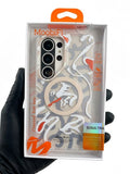 Capa MooBiFi Phone Shield MagSafe com Estampa de Cavalo/Dragão para Samsung Galaxy S26 Ultra (LHA51)