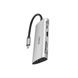 ADAPTADOR WIWU ALPHA 8 IN 1 USB-C HUB A831HRT