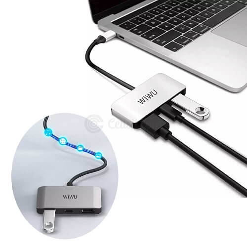 ADAPTER WIWU Hub Alpha C2H Tipo C