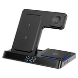 WIWU Wi-W006 5 in 1 15W Wireless Charger (Black)