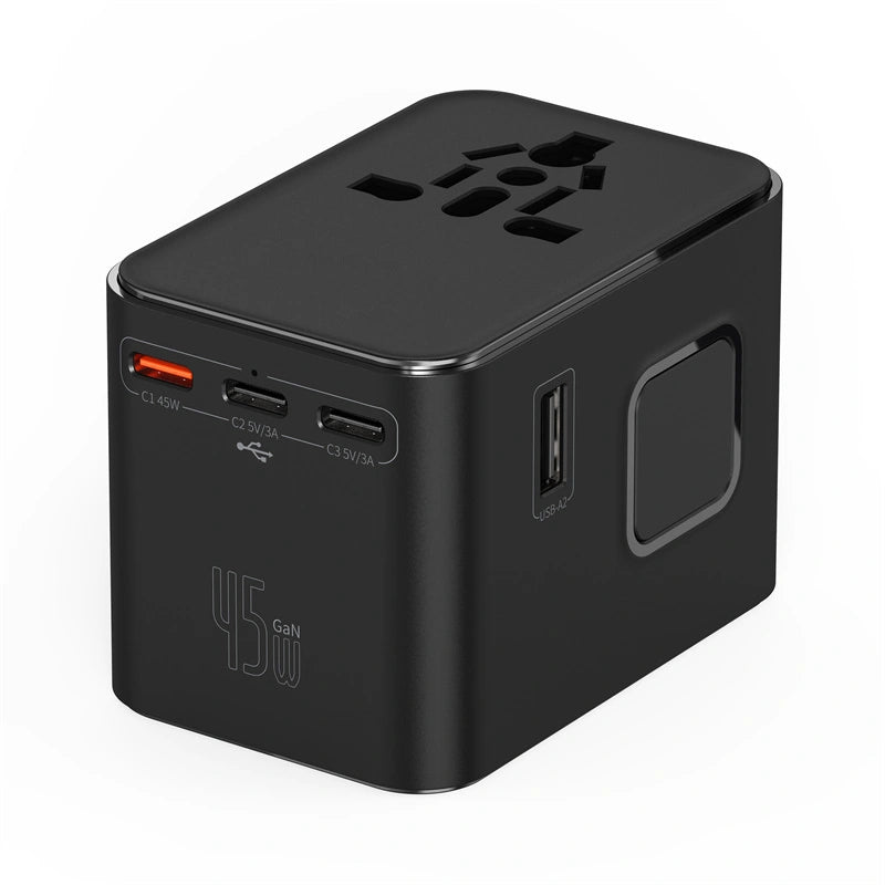 WiWU 45W GaN Universal Plug Adapter 2C+2*USB Wi-UA006