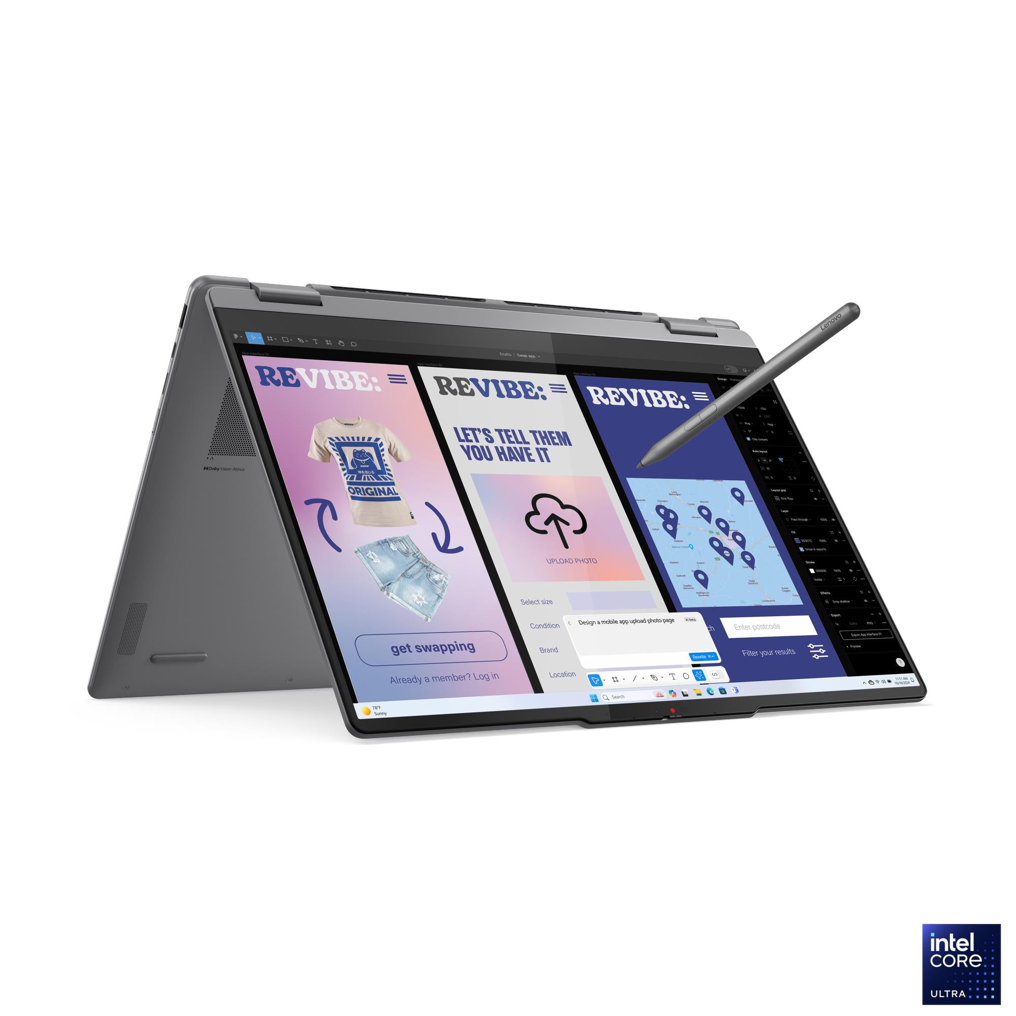 Lenovo Yoga 7 2-em-1 16ILL10 16" Ultra 5 226V 16GB 512GB