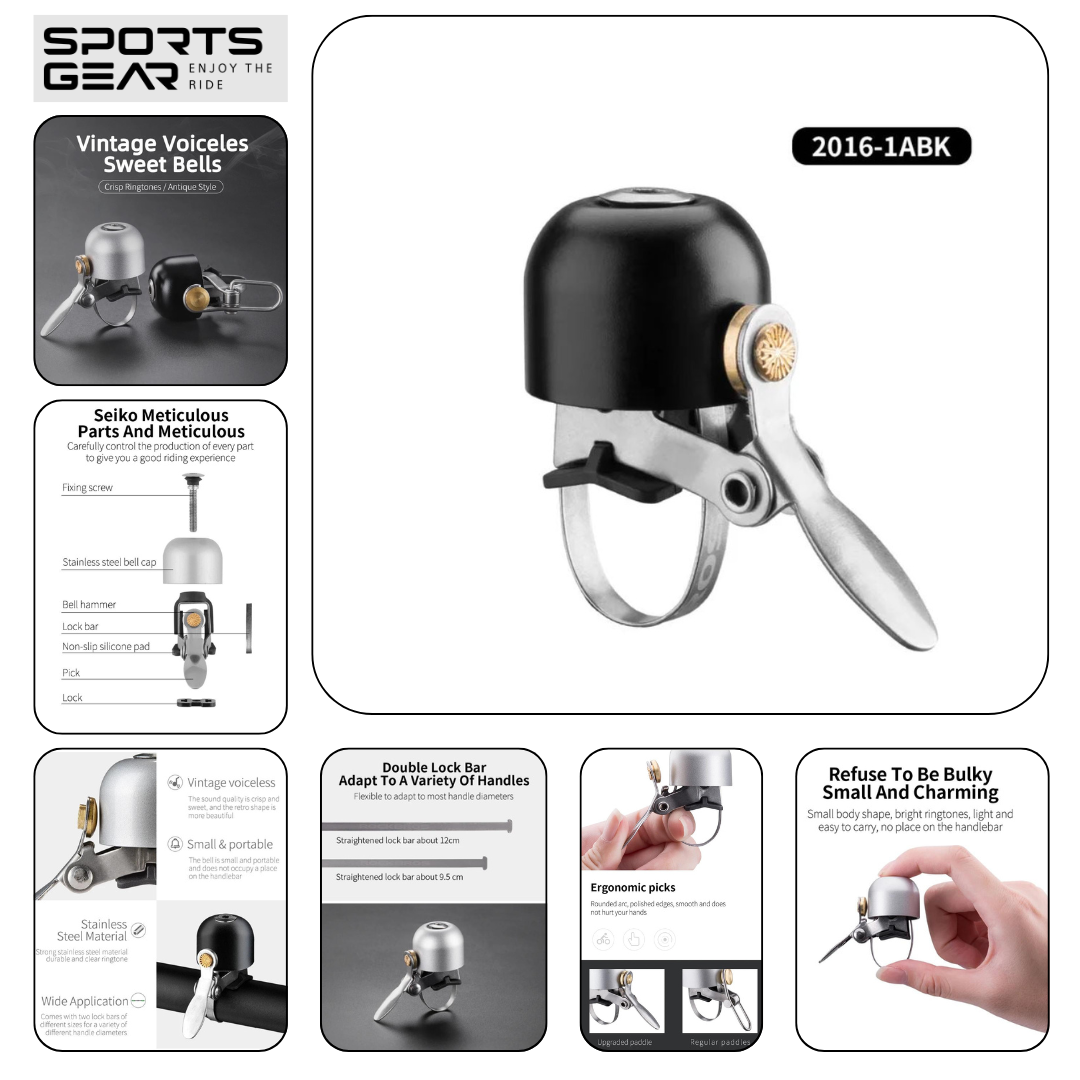 Campainha para Bicicleta ROCKBROS com Suporte para AirTag