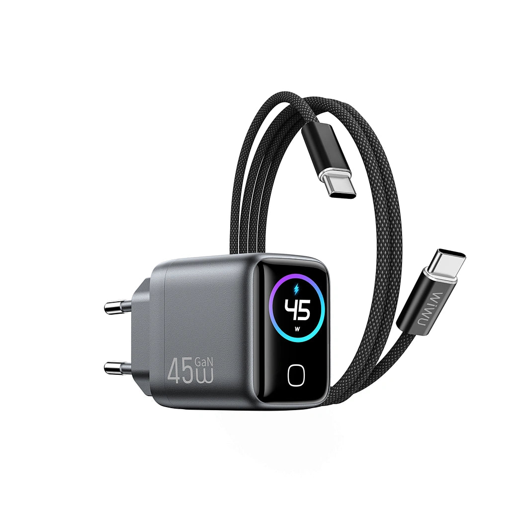 CHG500 Carregador Rápido USB-C 45W com Ecrã Inteligente