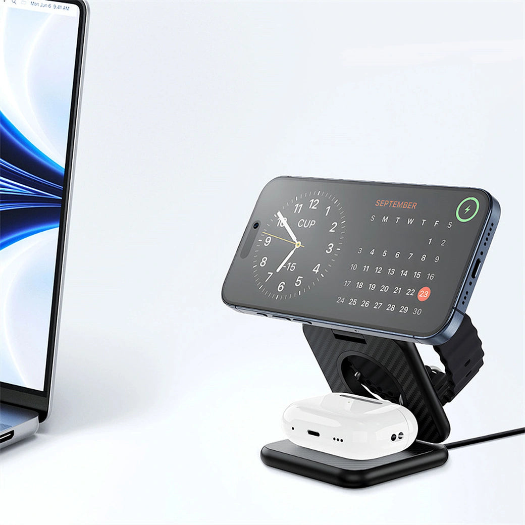 WiWU Kevlar 3-in-1 Wireless Charger Wi-W035