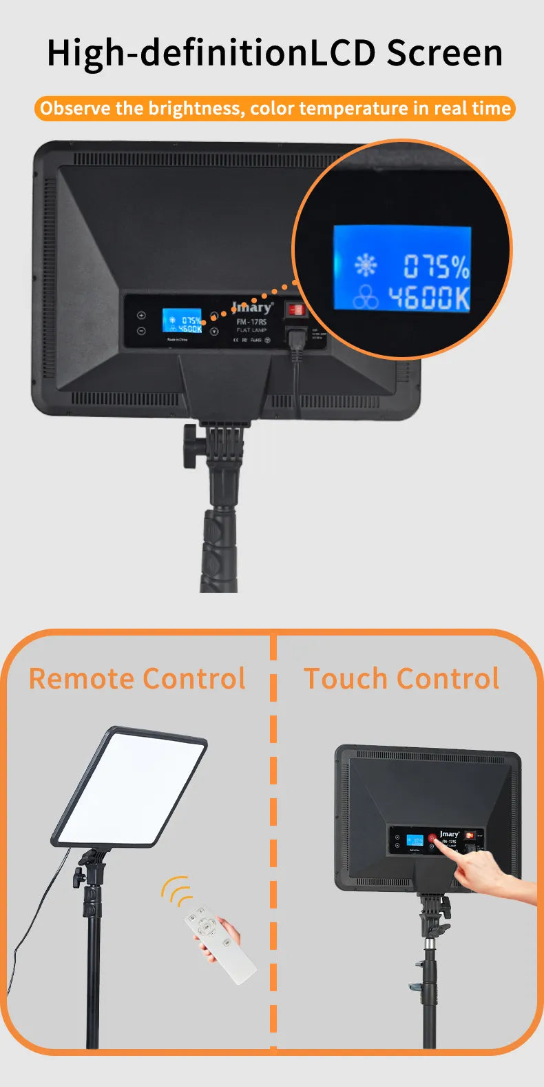 FM-17RS 17inch Panel Video Light