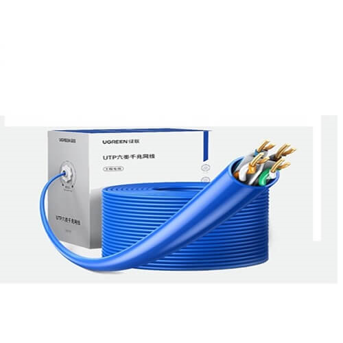 UGREEN Cabo de Rede CAT 6 U/UTP Patch Cord - 305m / Azul