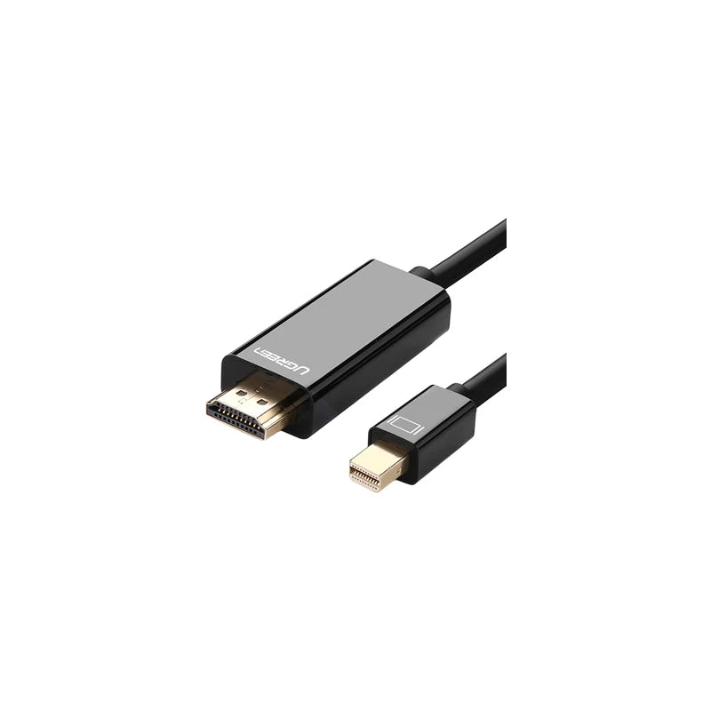 UGREEN Mini DP Male to HDMI Cable Black Support 4K 1.5M (20848)
