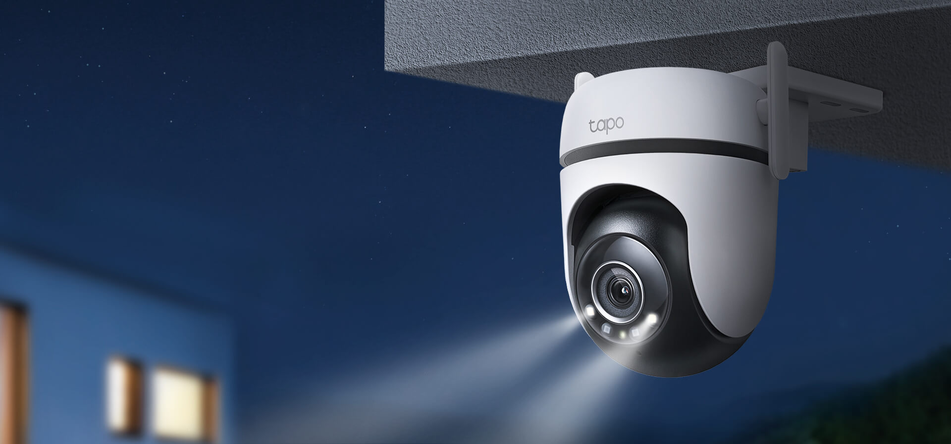 TP-Link Tapo C520WS – Câmara de Segurança Wi-Fi 2K QHD Pan/Tilt para Exterior