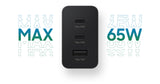Carregador Samsung 65W Triplo USB (EP-T6530)