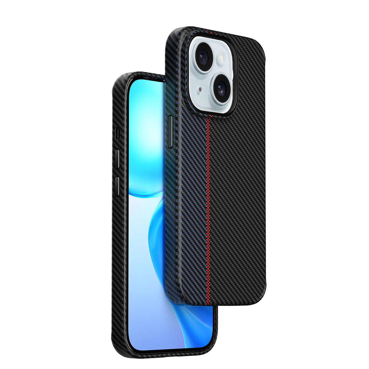 WIWU LCC-107 Karbon Magnatic Case For iPhone 15 Pro