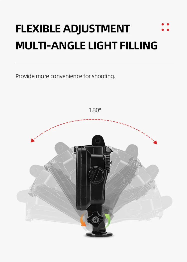 Jmary Waterproof RGB Video Fill Light