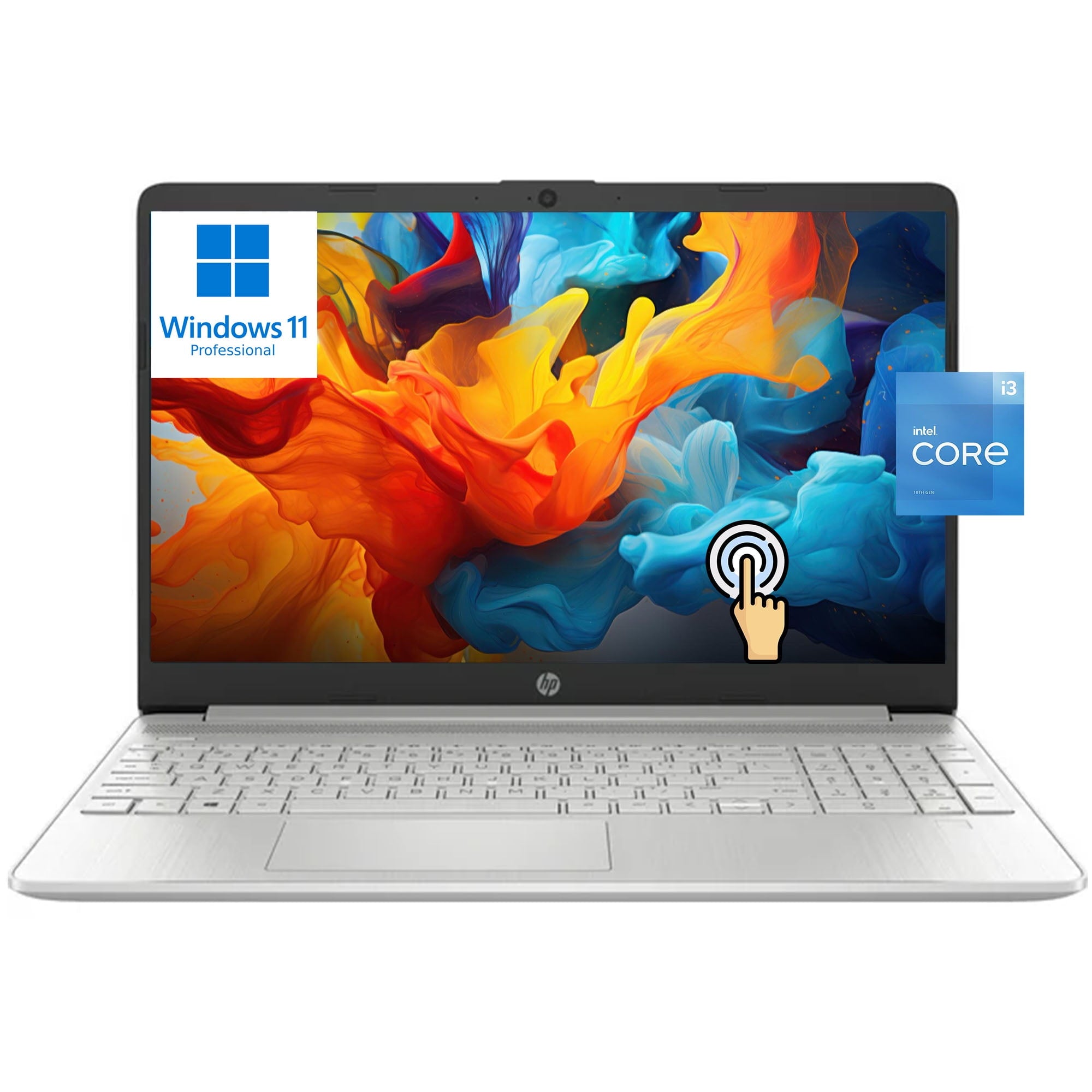 HP Laptop 15.6" intel Core i3-N305 8GB RAM 256GB SSD Natural Silver