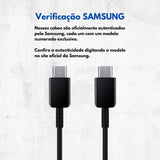 CABO SAMSUNG USB TYPE-C TO TYPE C  3A