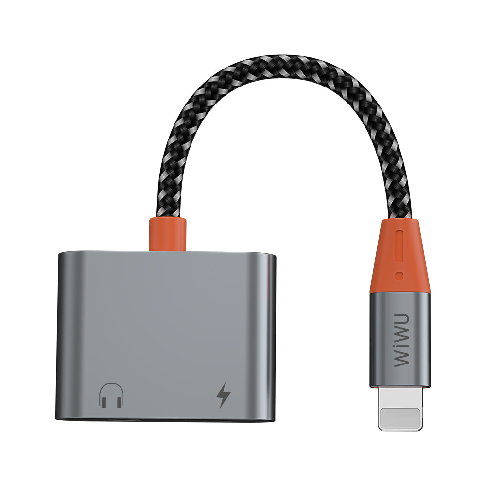Wiwu LT07 Lightning to 3.5mm AUX Converter Audio Adapter