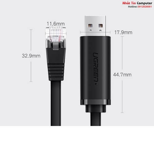 Ugreen 50773 Adaptador Cabo USB para Console RJ45