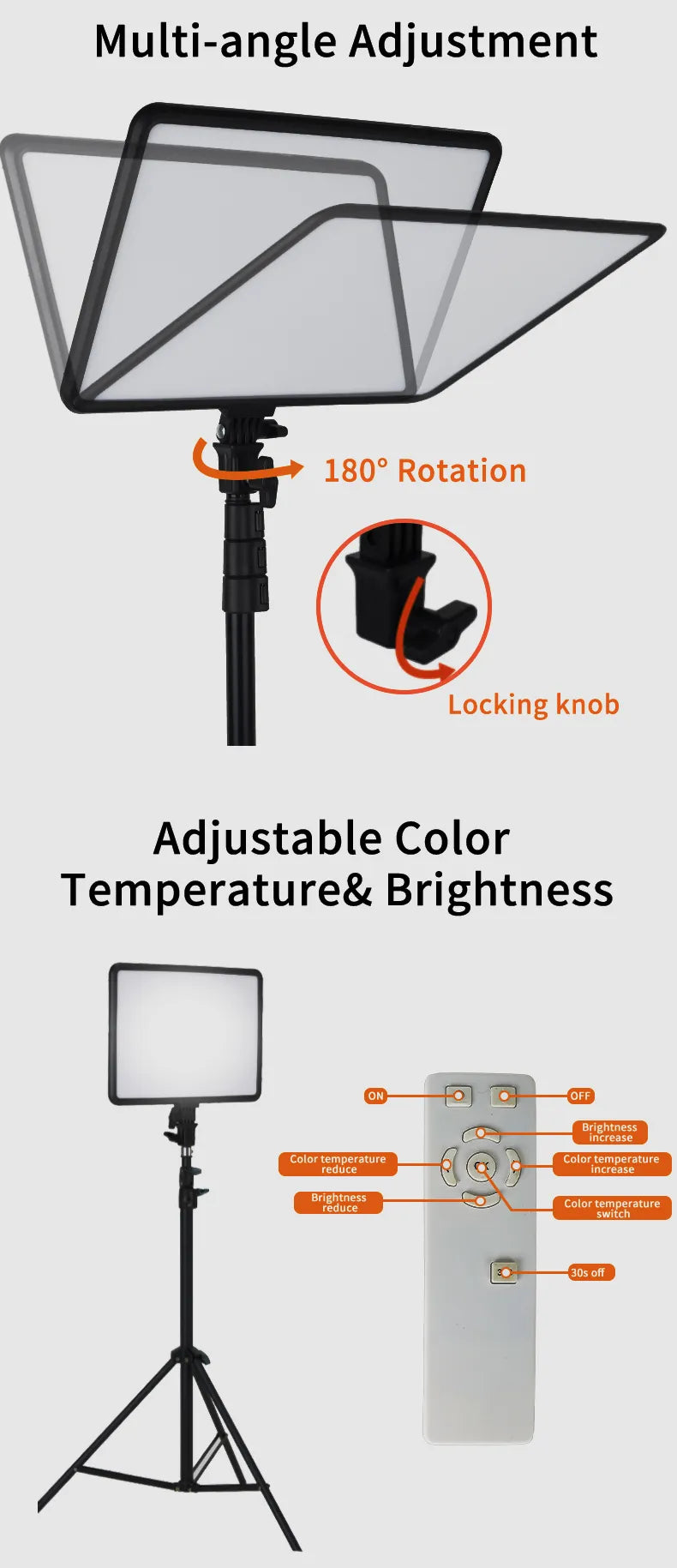 FM-17RS 17inch Panel Video Light