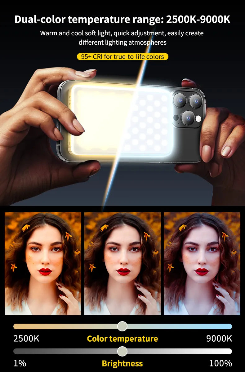 Magsafe Video Fill Light-CCT Mode