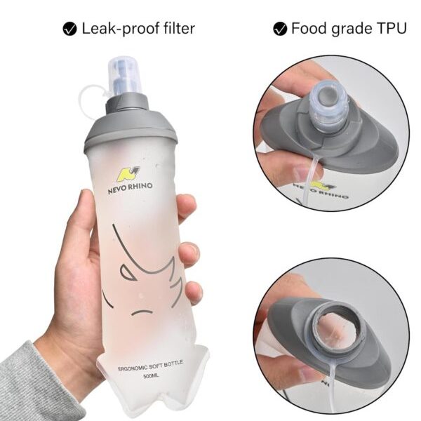 Garrafa Dobrável 500ml – N NEVO Rhino