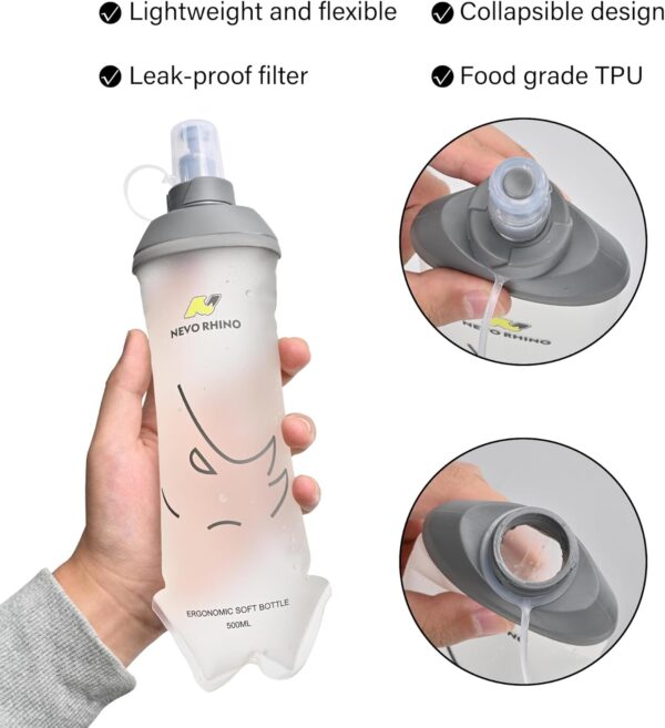 Garrafa Dobrável 500ml – N NEVO Rhino