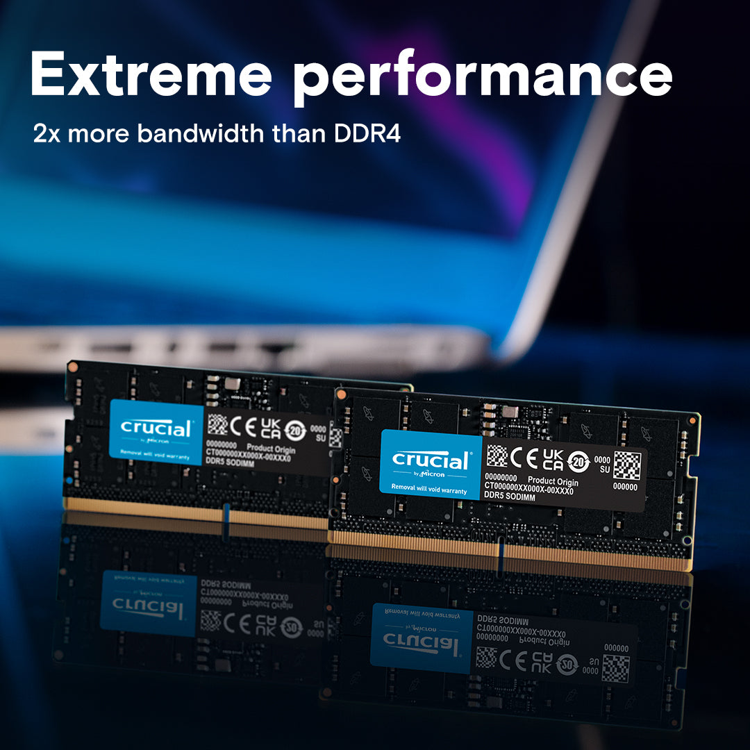 Crucial DDR5 SODIMM Notebook Memory