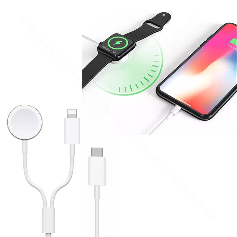 WIWU M10 2 In 1 Smart Watch Wireless Charger