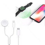 WIWU M10 2 In 1 Smart Watch Wireless Charger