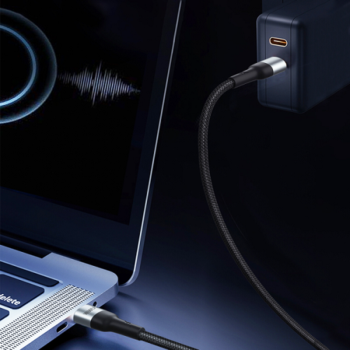 WIWU F15 100W CYCLONE PD FAST CHARGING DATA CABLE TYPE-C TO TYPE-C 1.5M