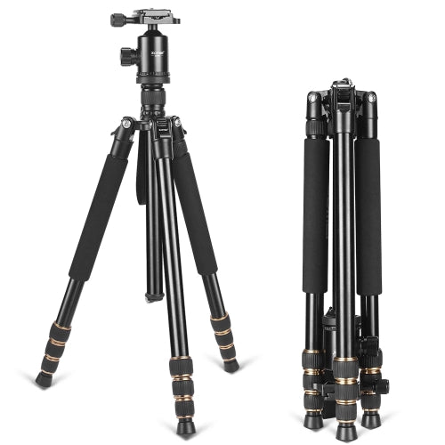 ZOMEi Q666C Folding Carbon Fiber Portable Tripod