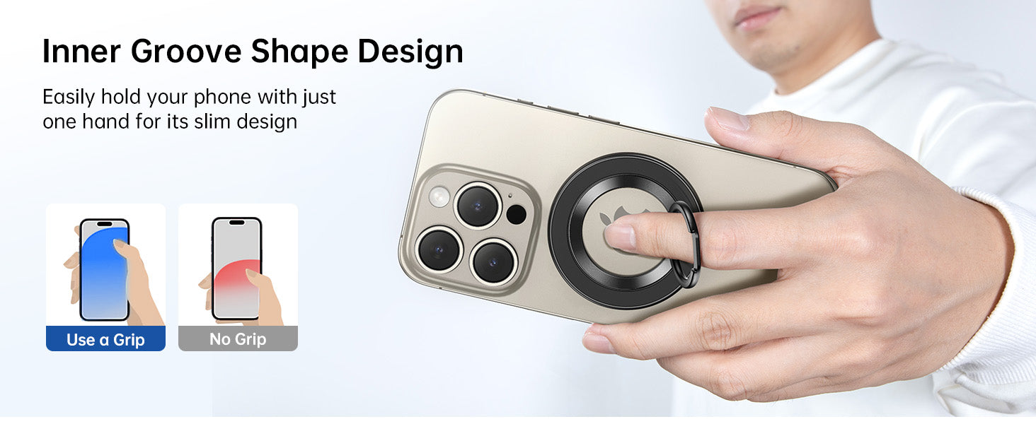 SYNCWIRE Suporte magnético de anel de telefone