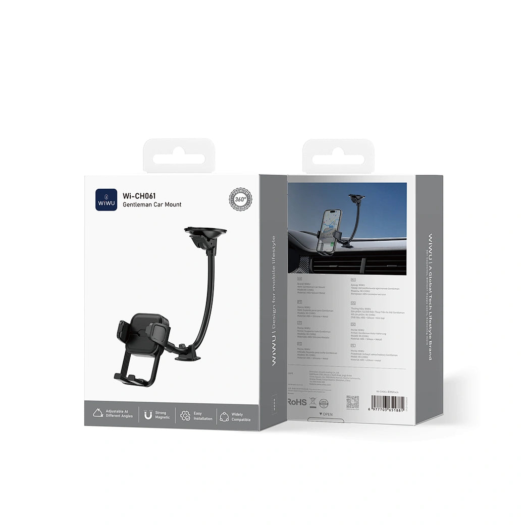 WiWU Gentleman Gooseneck Car Mount – Wi-CH061