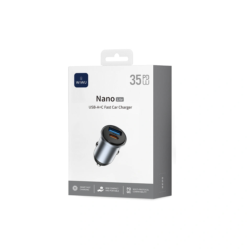 WiWU Invisible Ring Fast Car Charger – Wi-CC030