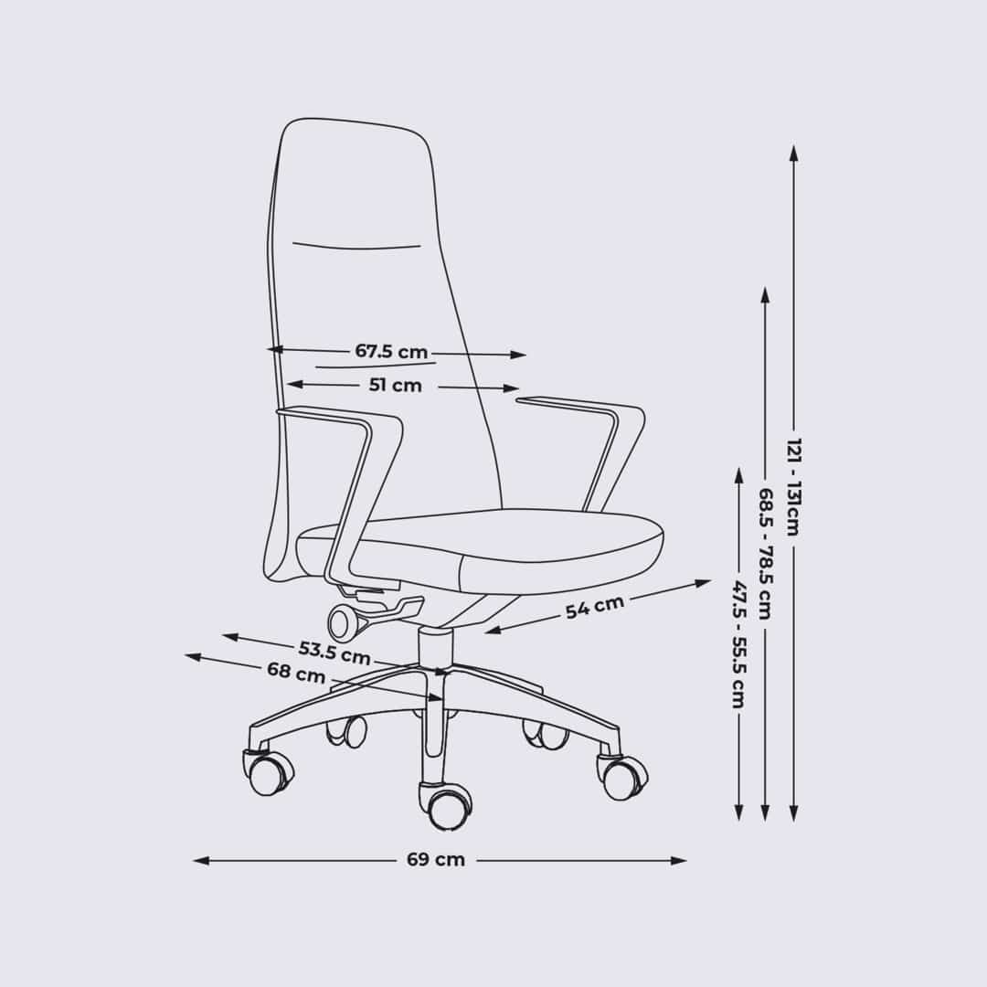 HIGH BACK OFFICE CHAIR E213-H