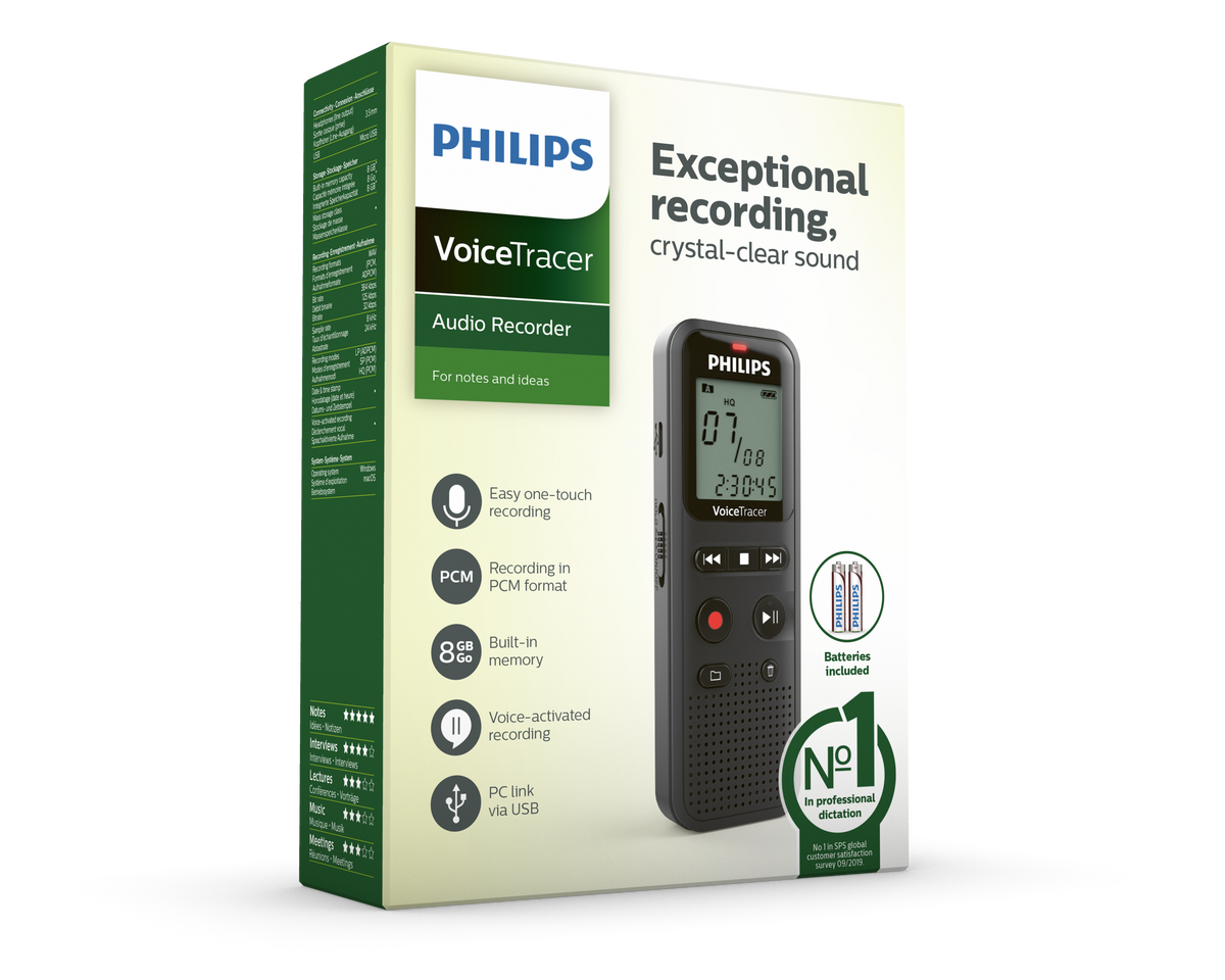 Philips VoiceTracer DVT1160
