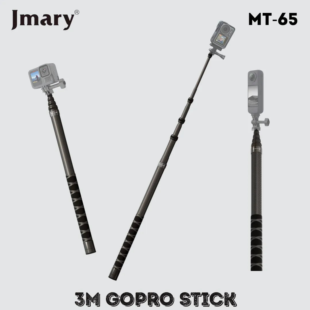 Carbon Fiber Stick paraAction Camera