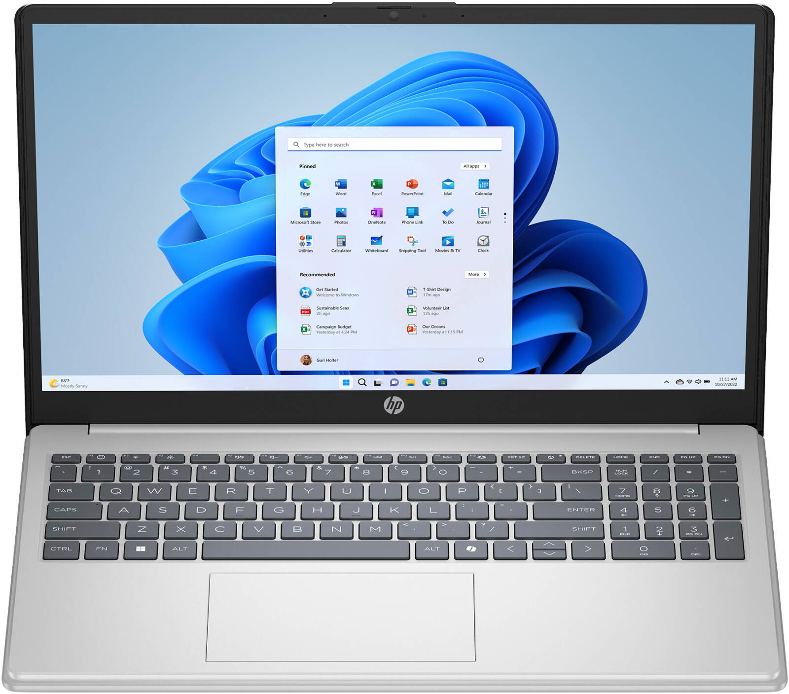 Notebook HP 15, i5 de 13ªGen,8GB RAM,512GB SSD