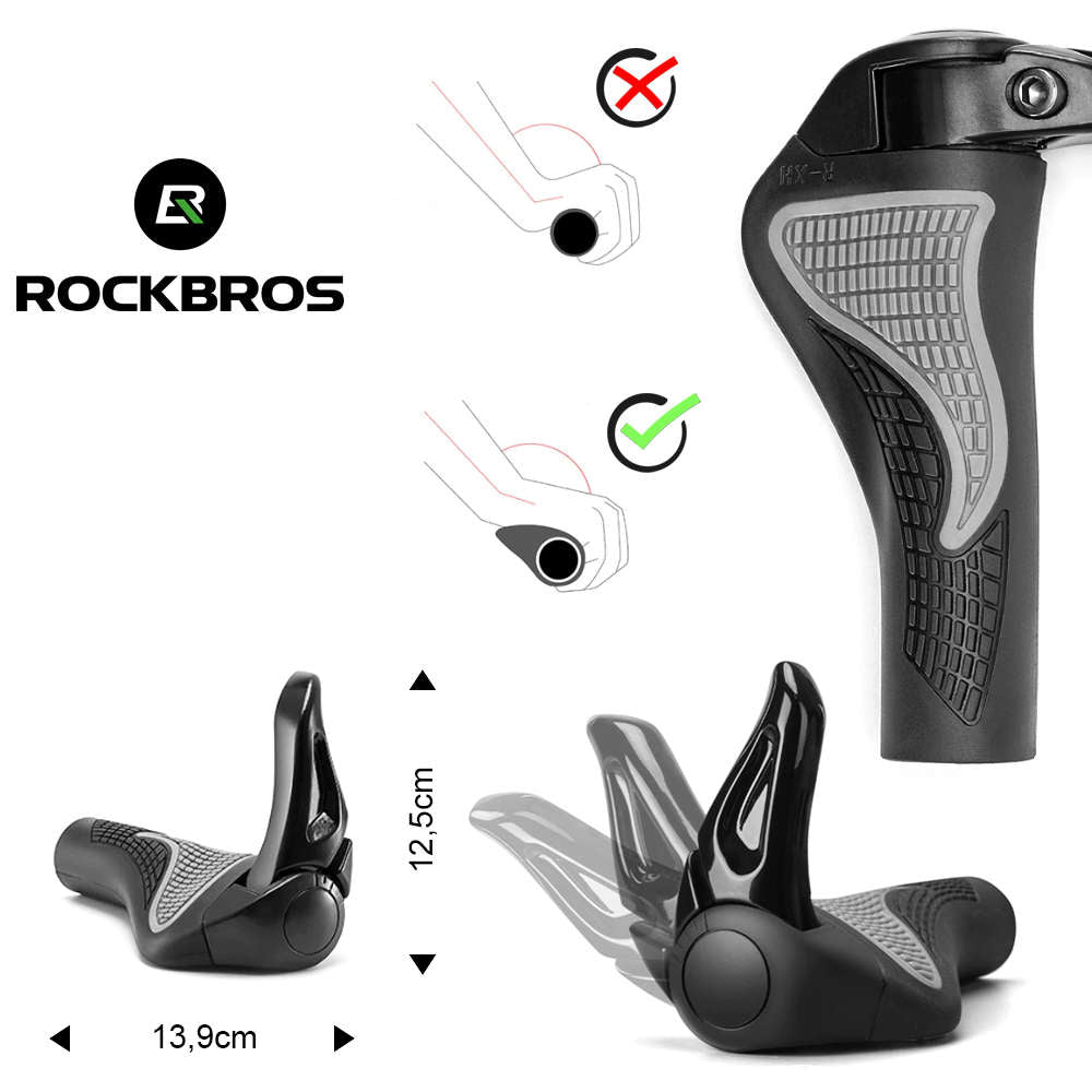 RockBros BT1008B Punhos de Bicicleta